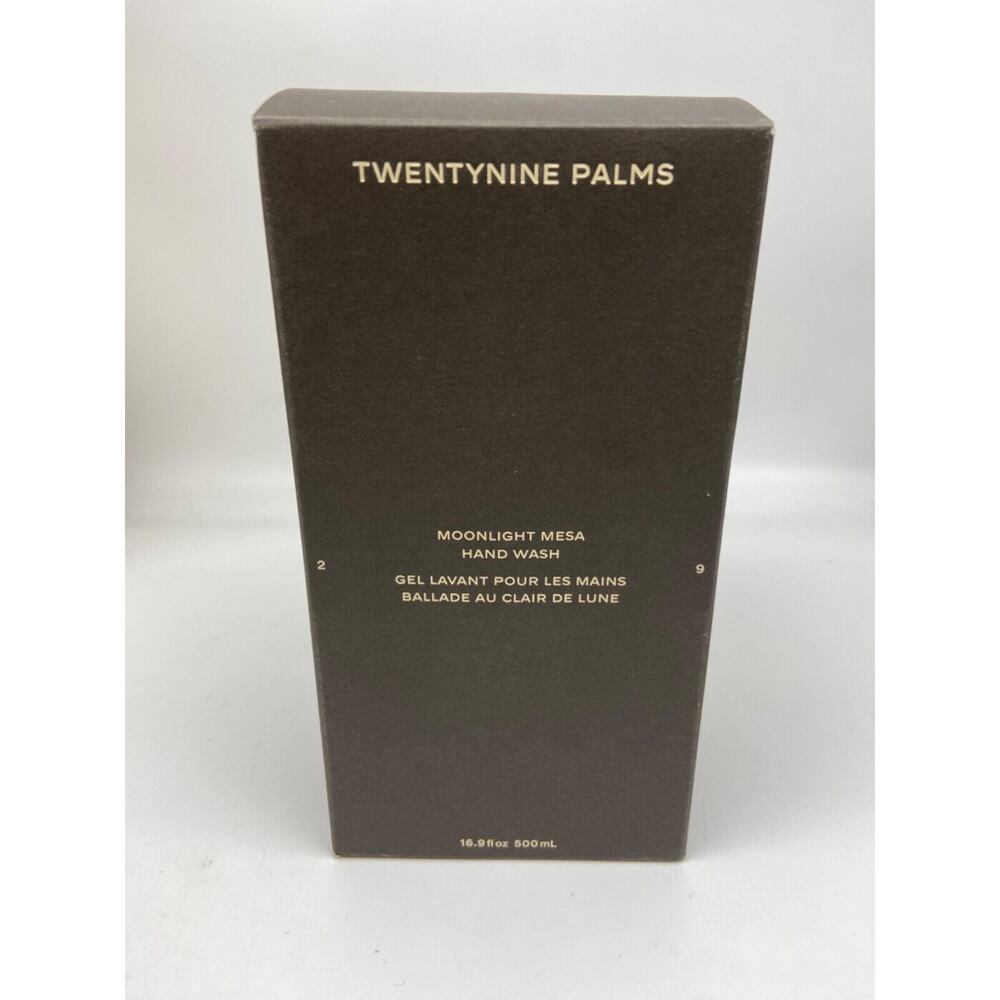 Twentynine Palms Moonlight Mesa Hand Wash 16.9‎ fl oz Aloe Bergamot Jojoba NEW